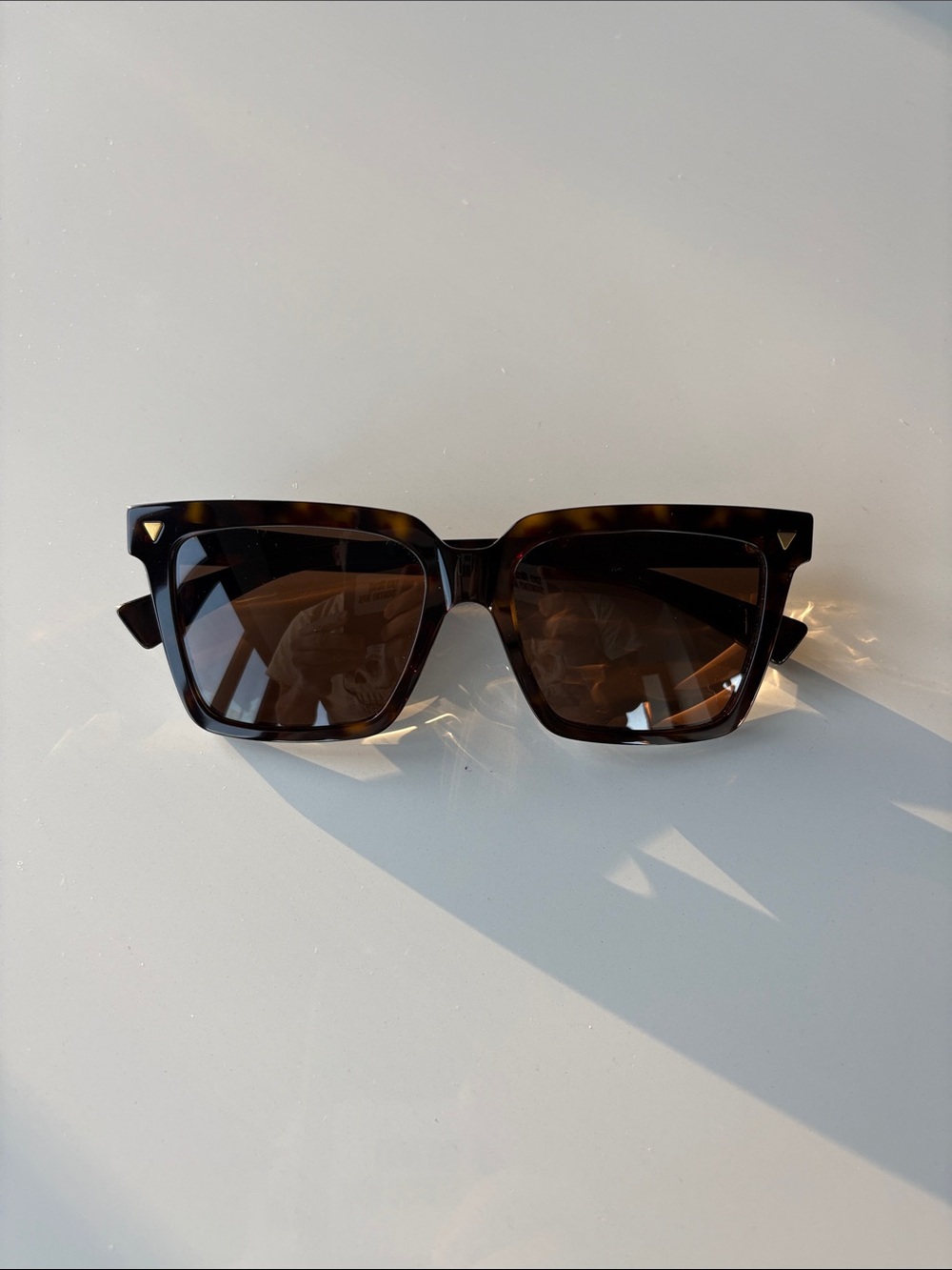 Botega Veneta Tortoise Shell Sunglasses